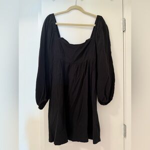 J Crew square neck baby doll dress